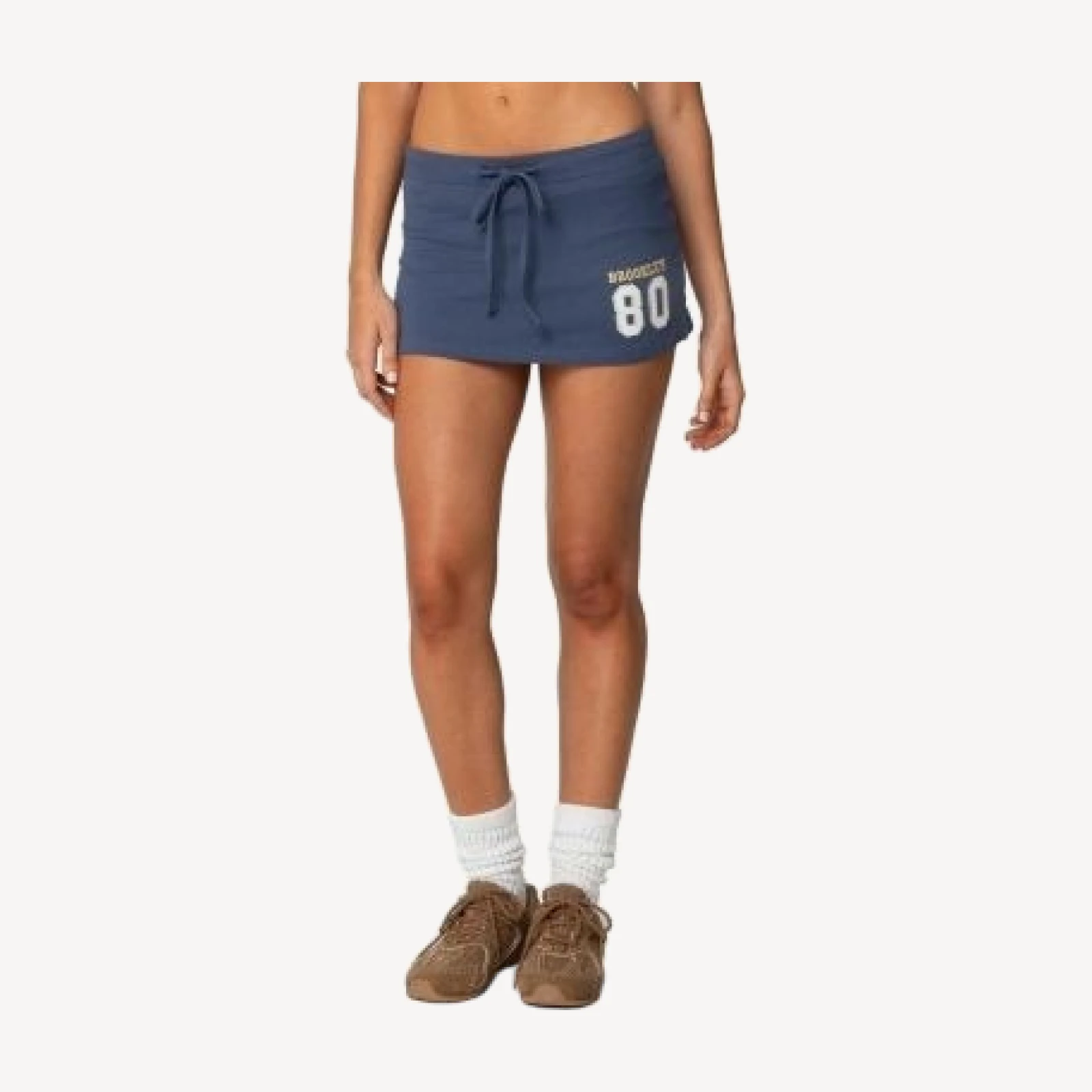 Edikted Brooklyn Embroidered Micro Skort