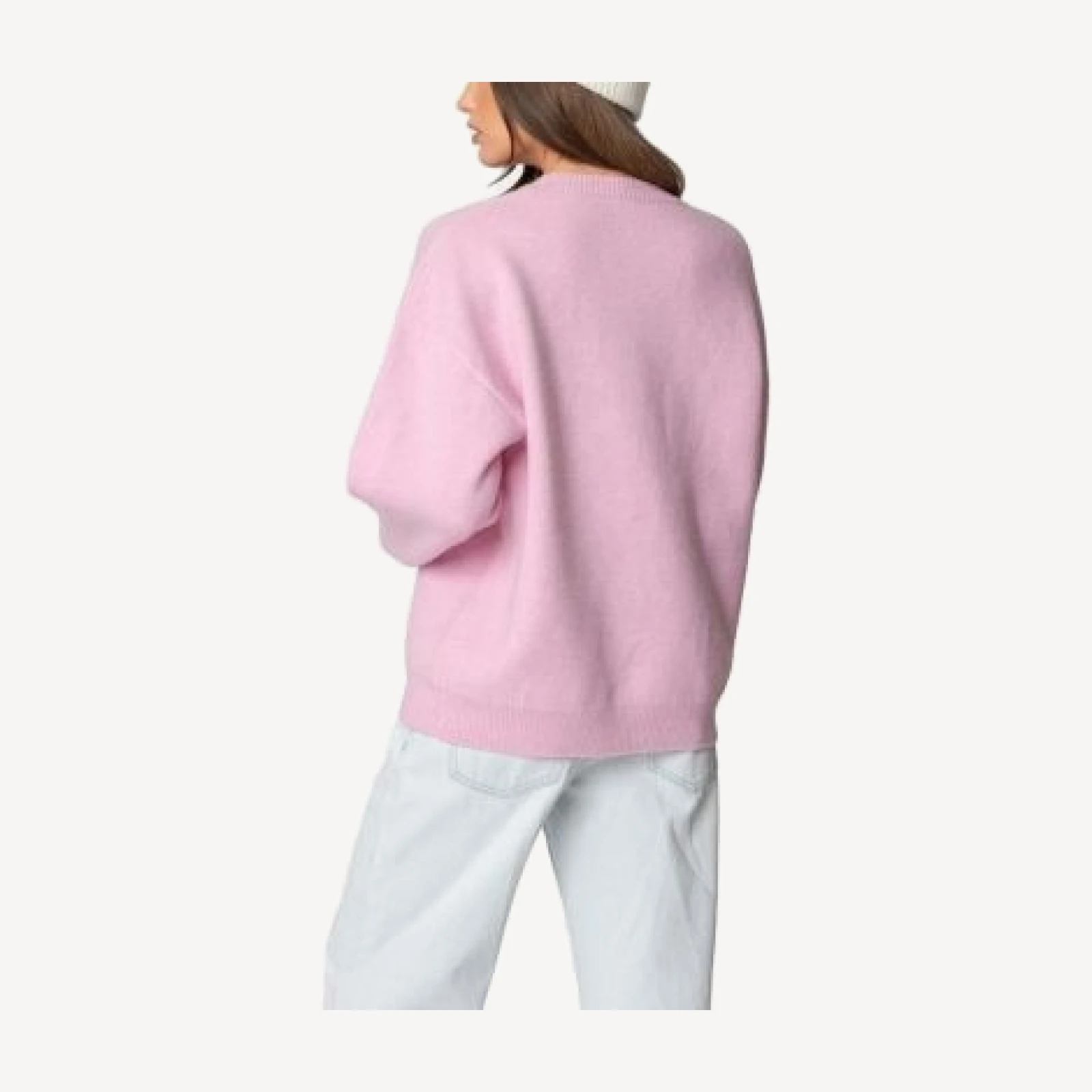 Edikted Apres Ski Oversized Sweater
