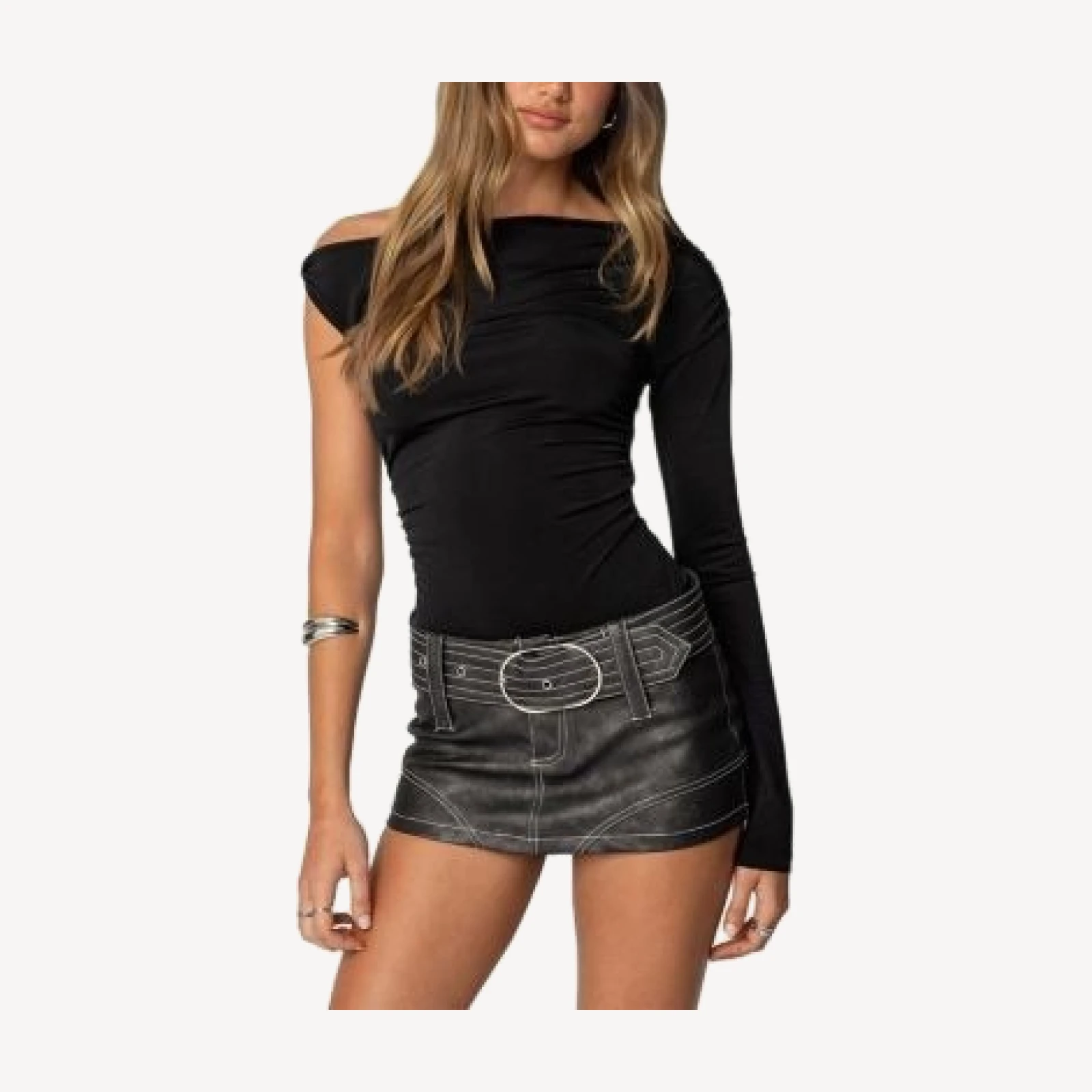 Edikted Asymmetric Off Shoulder Bodysuit