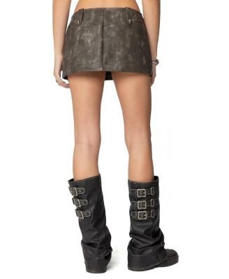 Edikted Bar Washed Mini Skort