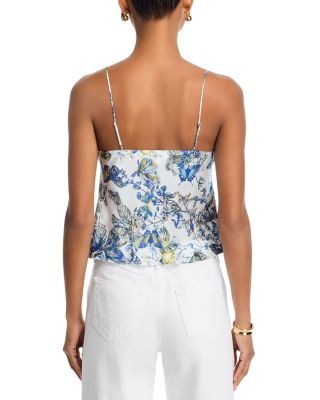 L'Agence Calista Cowl Neck Silk Camisole