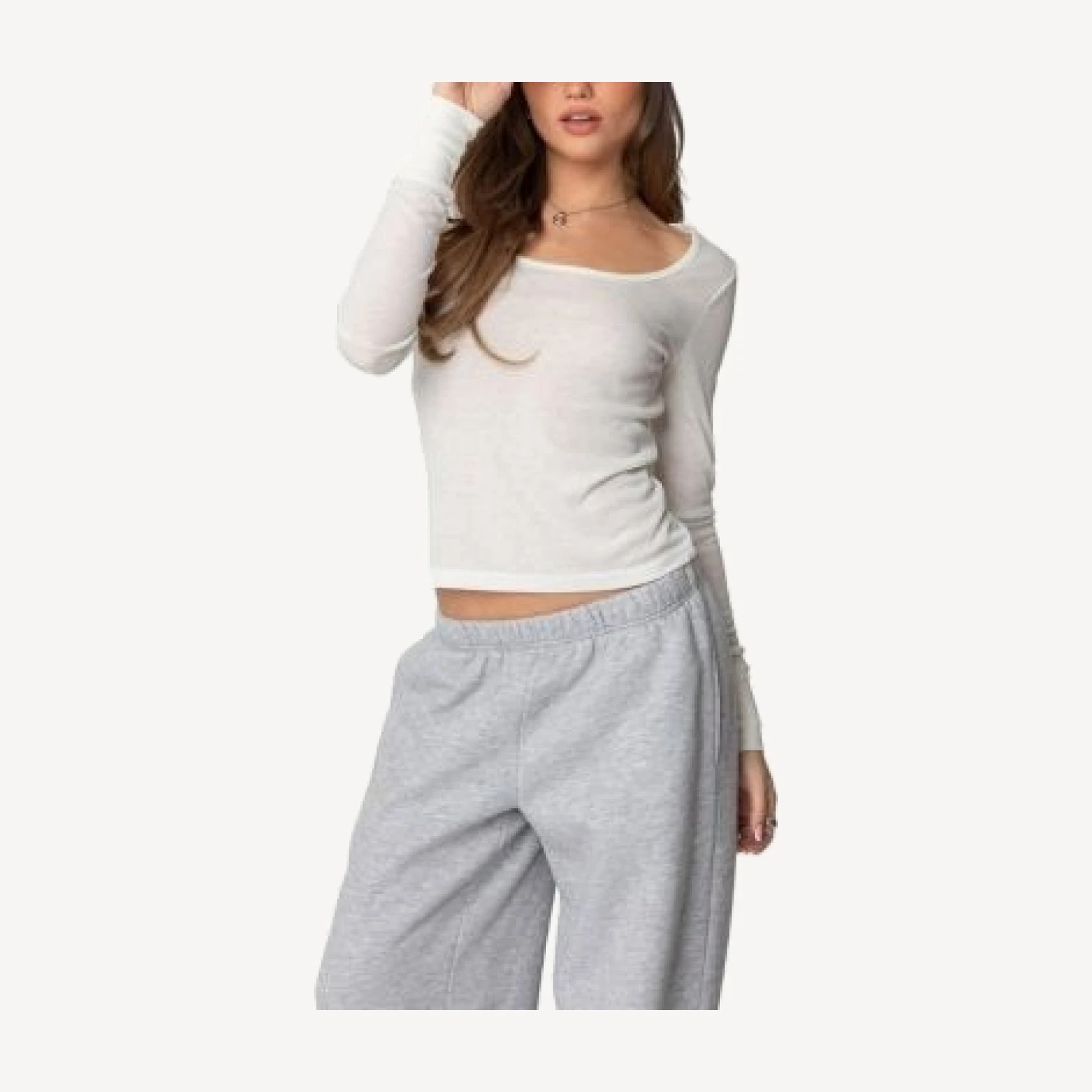 Edikted Hailey Scoop Neck Top