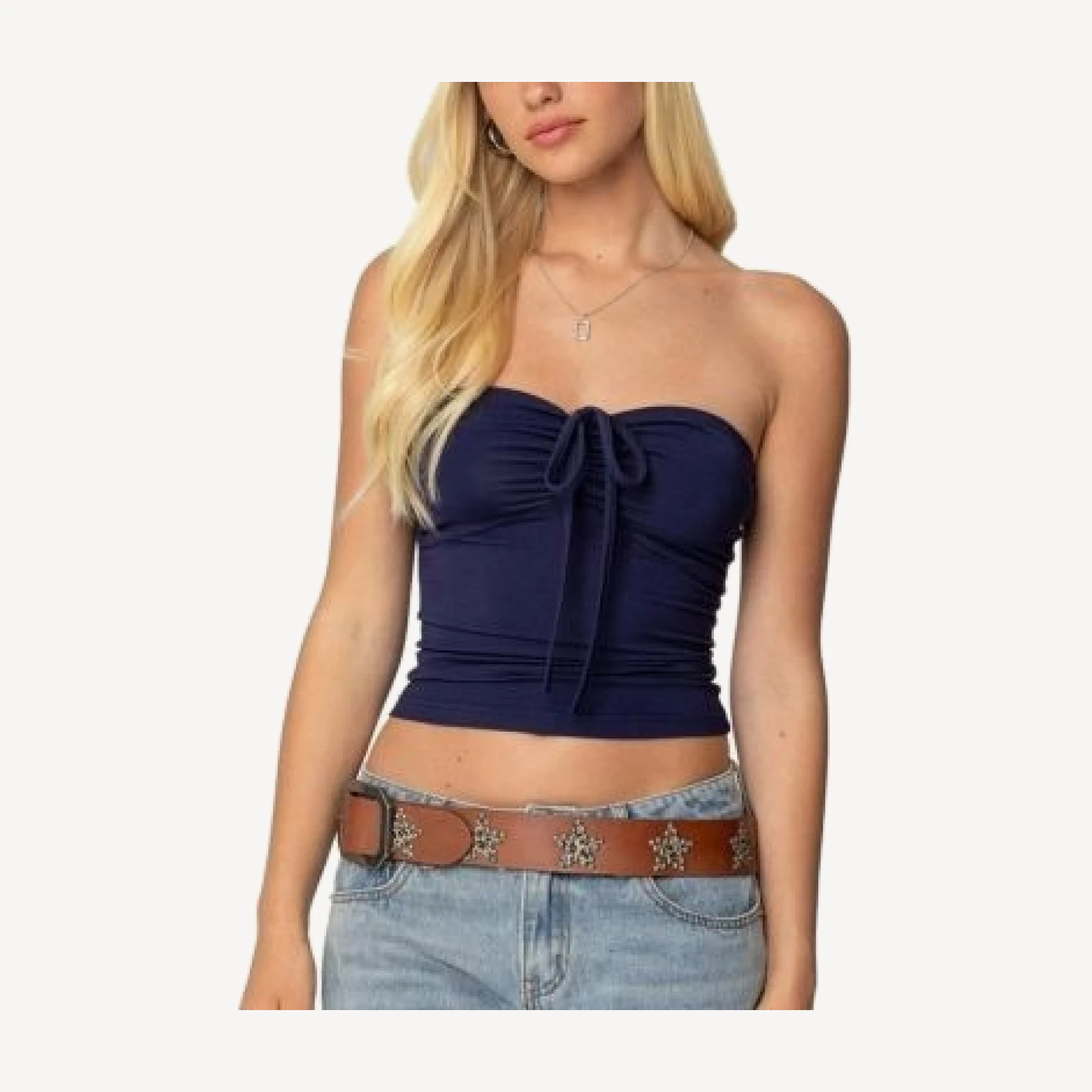 Edikted Annelise Strapless Top