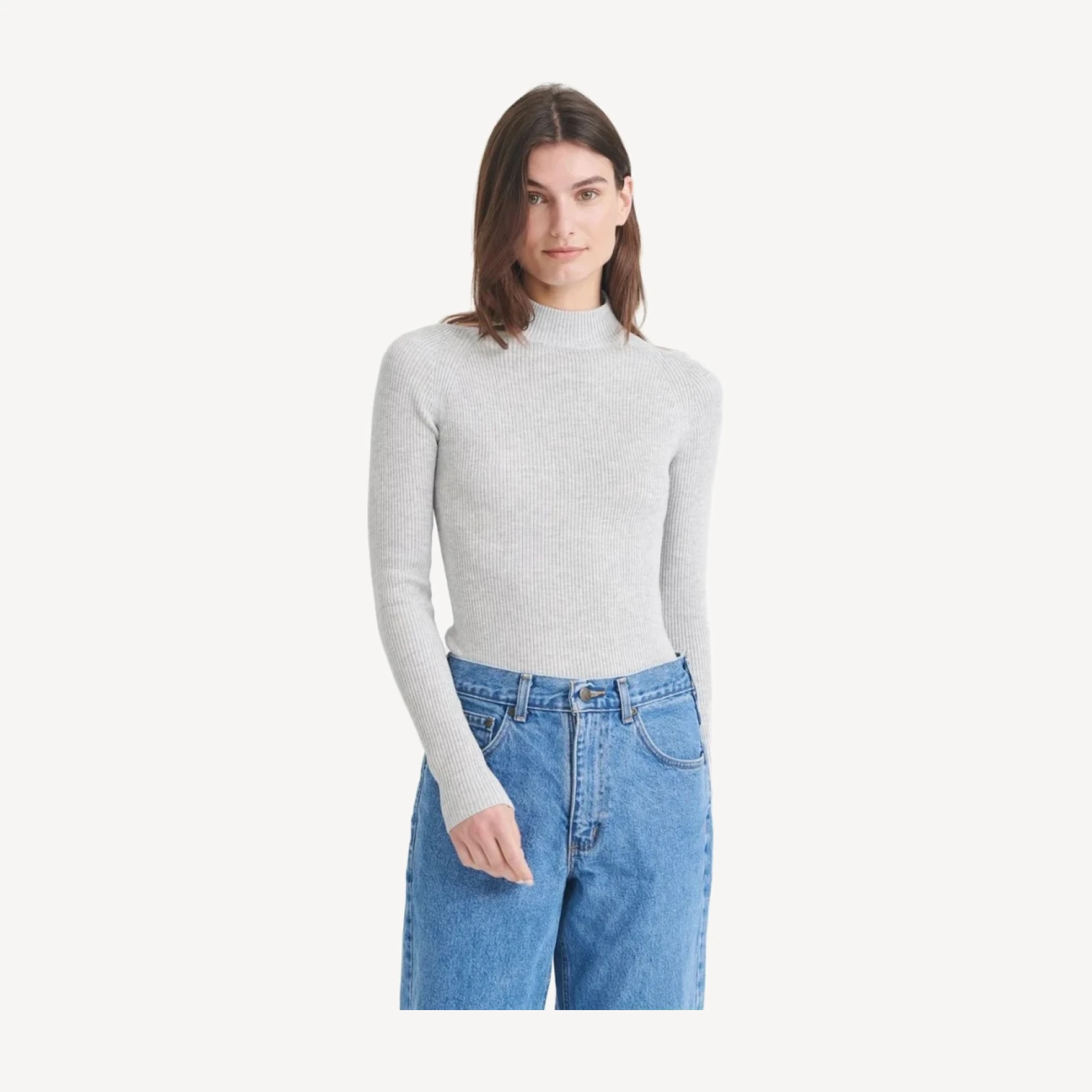Silk Cashmere Cutout Turtleneck