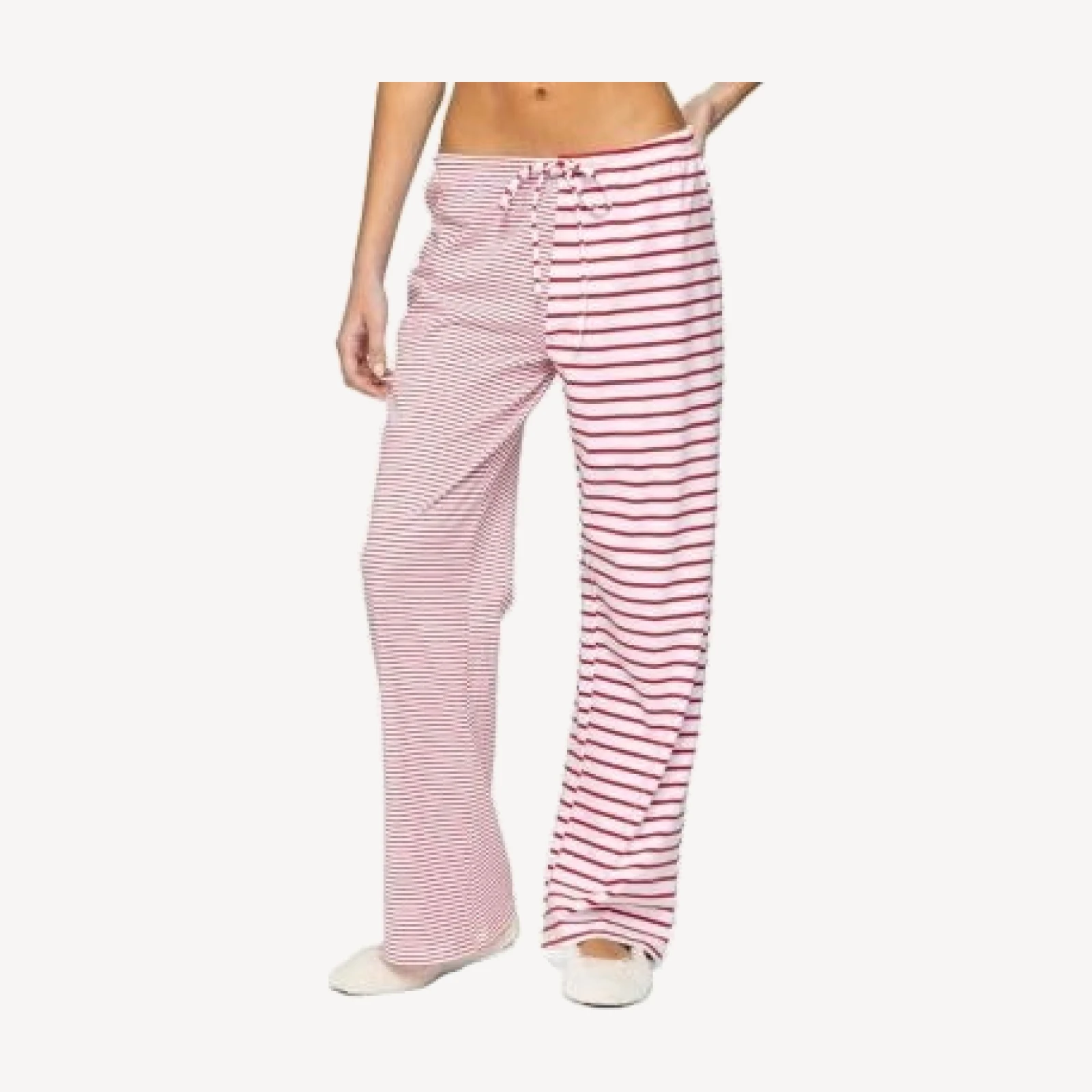 Edikted Laken Mixed Striped Pants