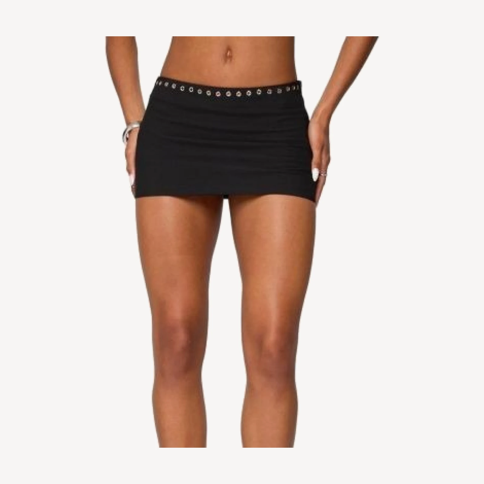 Edikted Jaxie Grommet Mini Skort