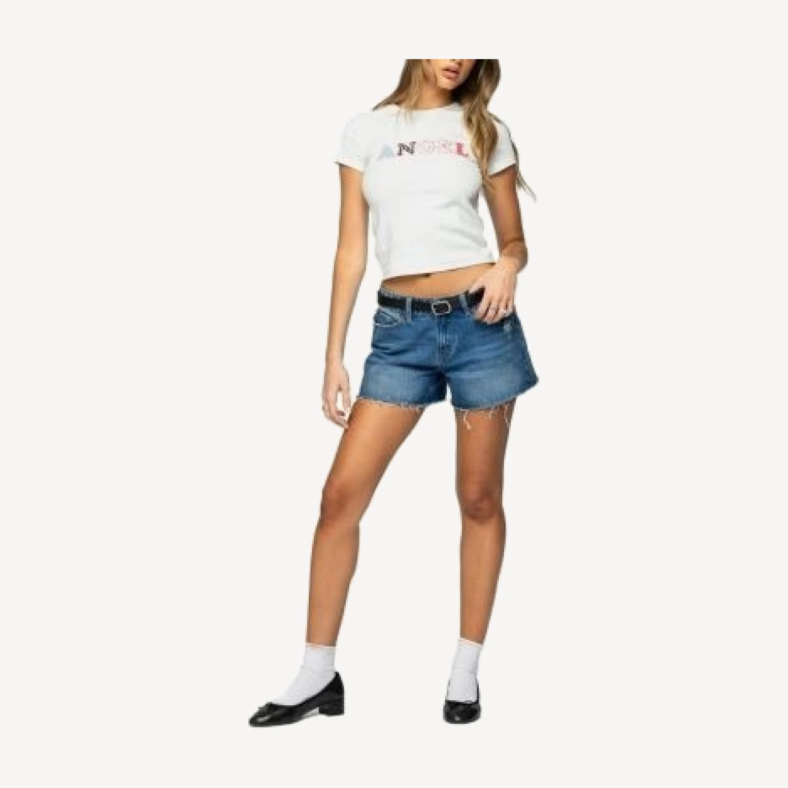Edikted Angel Patch T-Shirt