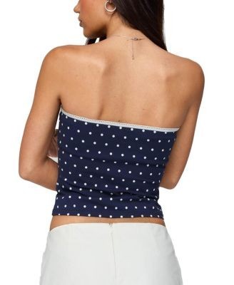 Edikted Built In Bra Polka Dot Top