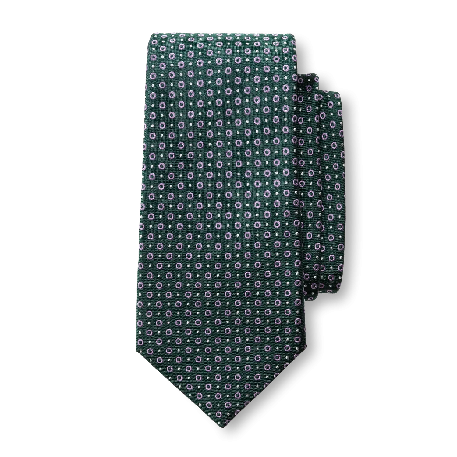 Silk Foulard Tie - Midnight Teal
