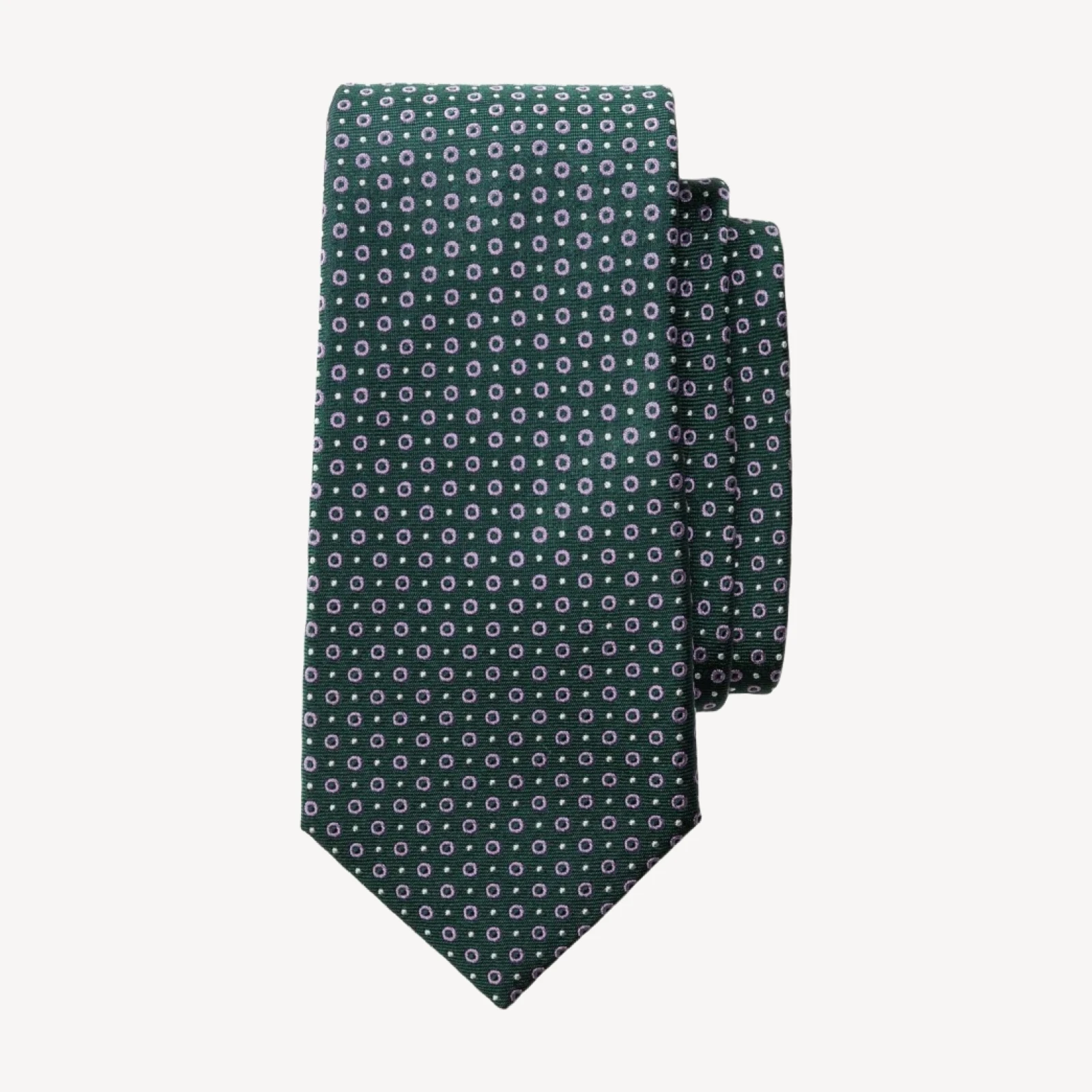 Silk Foulard Tie - Midnight Teal