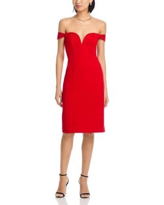 L'Agence Vivie Corset V Wire Dress