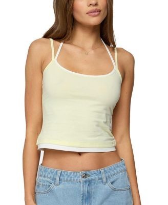 Edikted Roya Layered Halter Tank Top