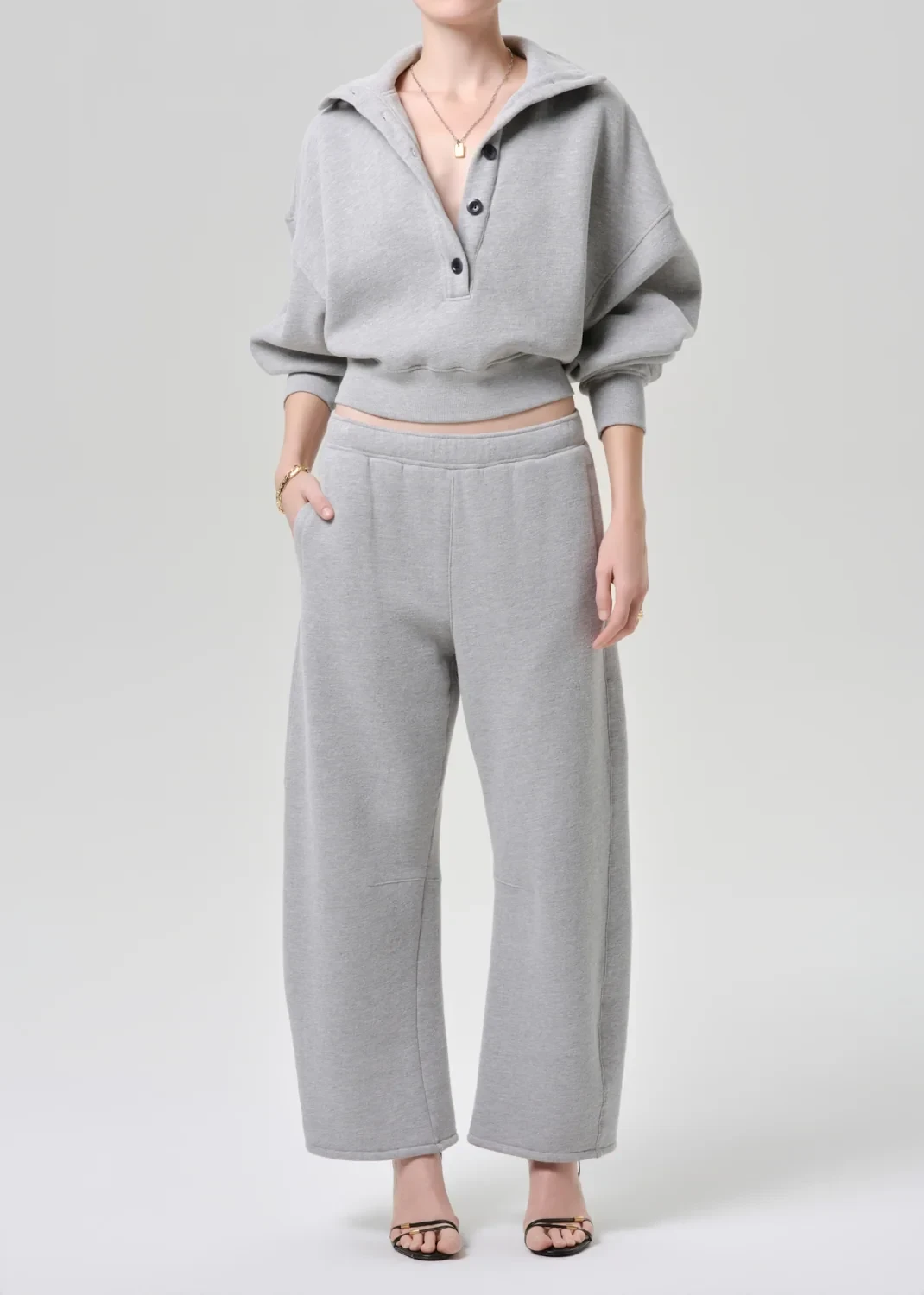 Miro Sweatpant in Heather Grey