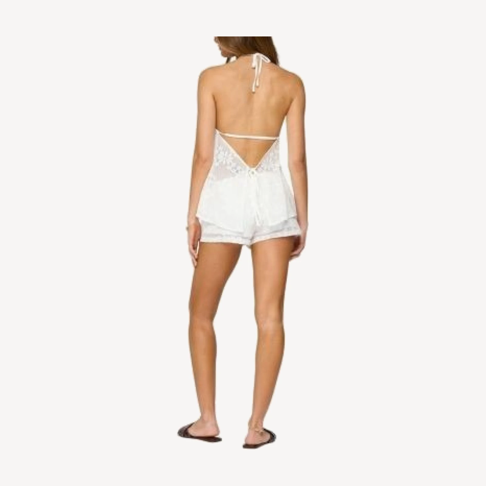 Edikted Arlie Floral Texured Sheer Shorts
