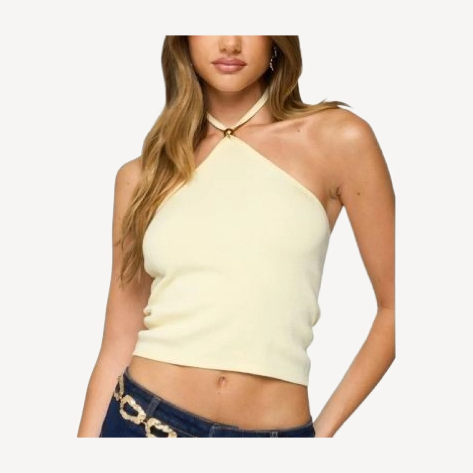 Edikted Hollis Knit Halter Top
