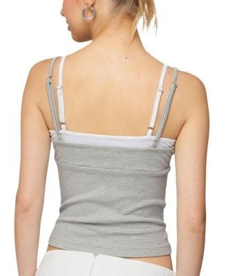 Edikted Lilian Layered Striped Tank Top