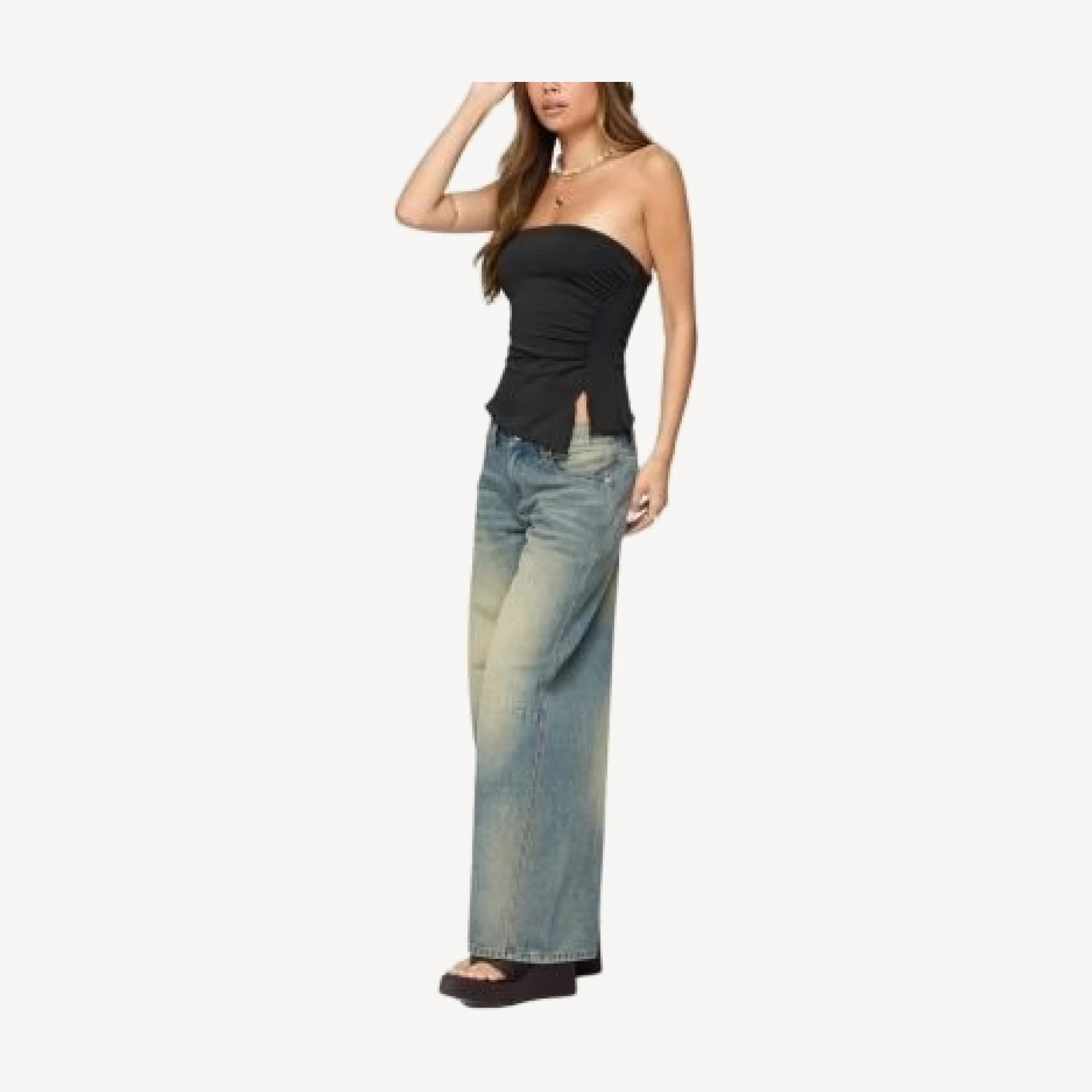 Edikted Belinda Asymmetric Tube Top