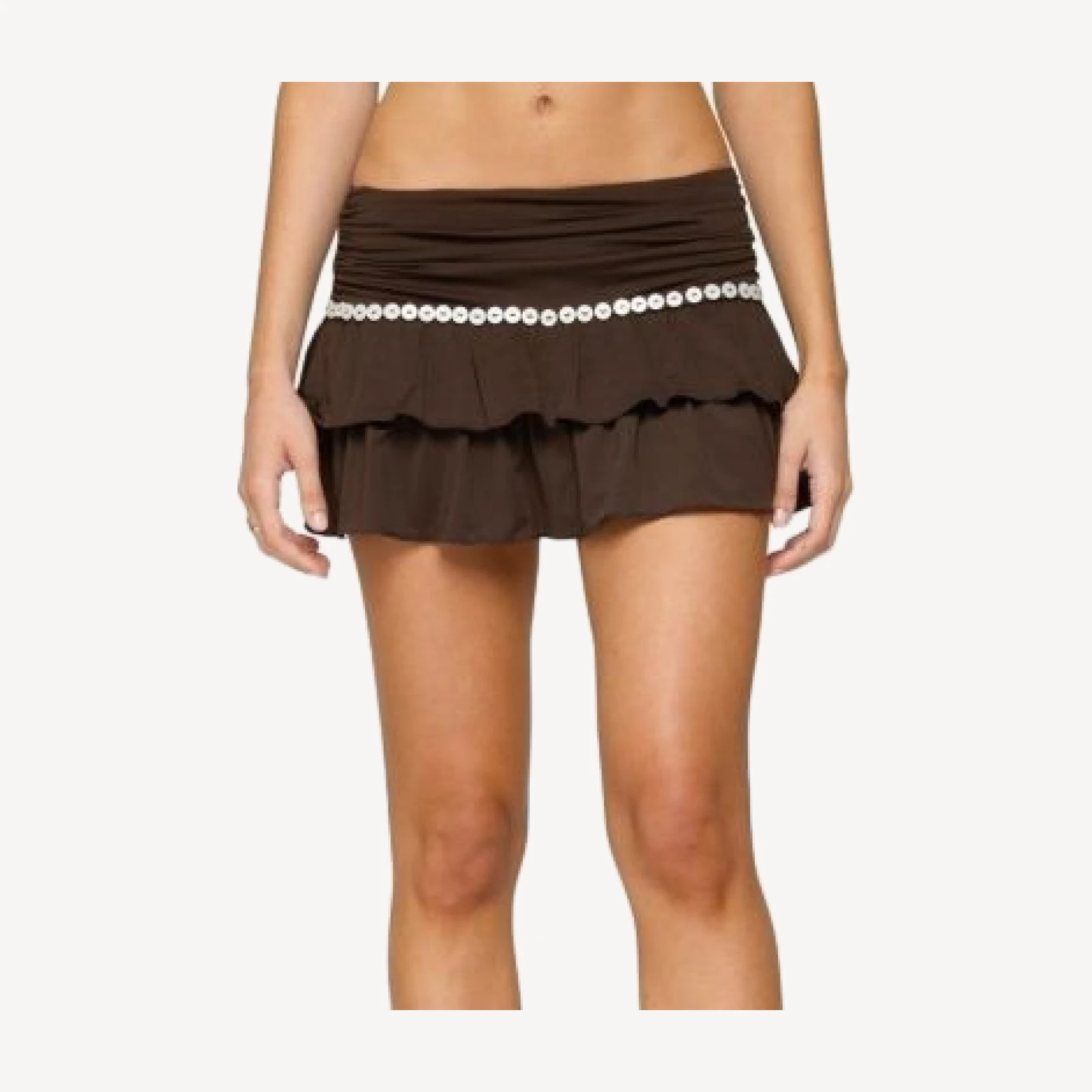 Edikted Katarina Ruffle Mini Skirt