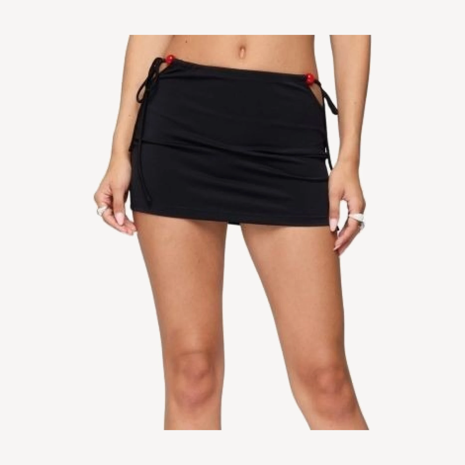 Edikted Maree Bead Cut Out Mini Skirt