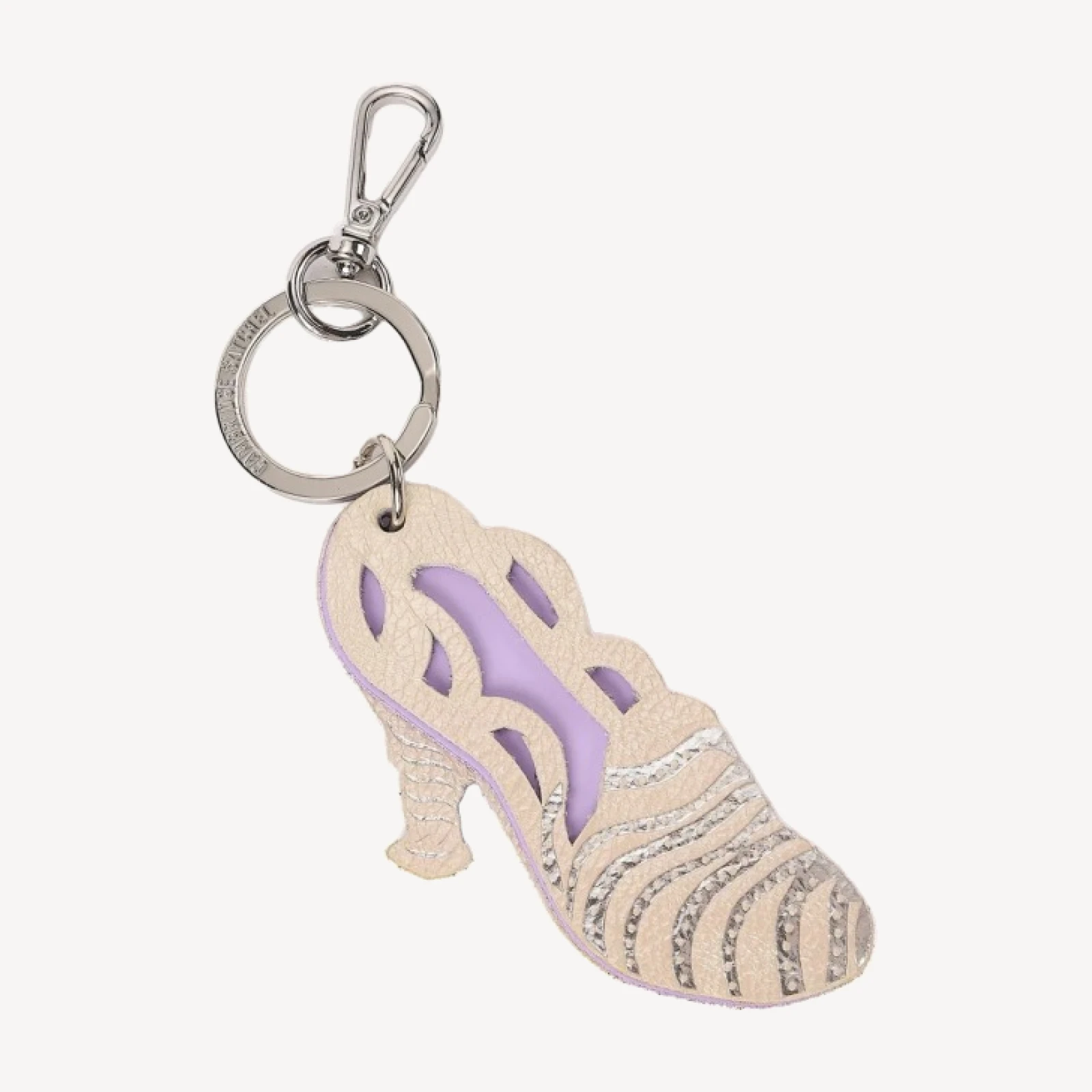 The Wicked Slipper Charm - Lovelier Lavender & Iridescent Pearl