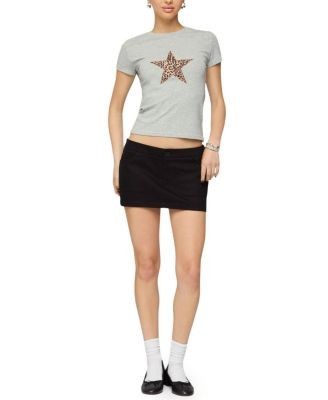 Edikted Hayes Twill Mini Skirt