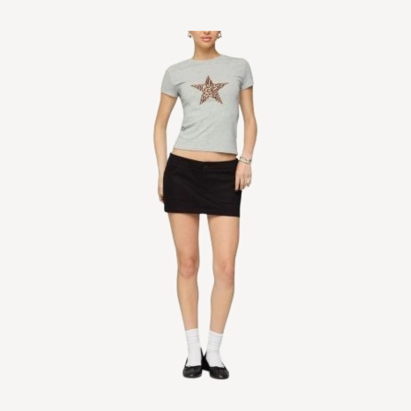 Edikted Hayes Twill Mini Skirt