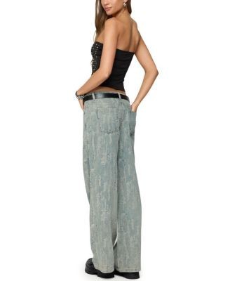 Edikted Blanco Studded Grommet Tube Top