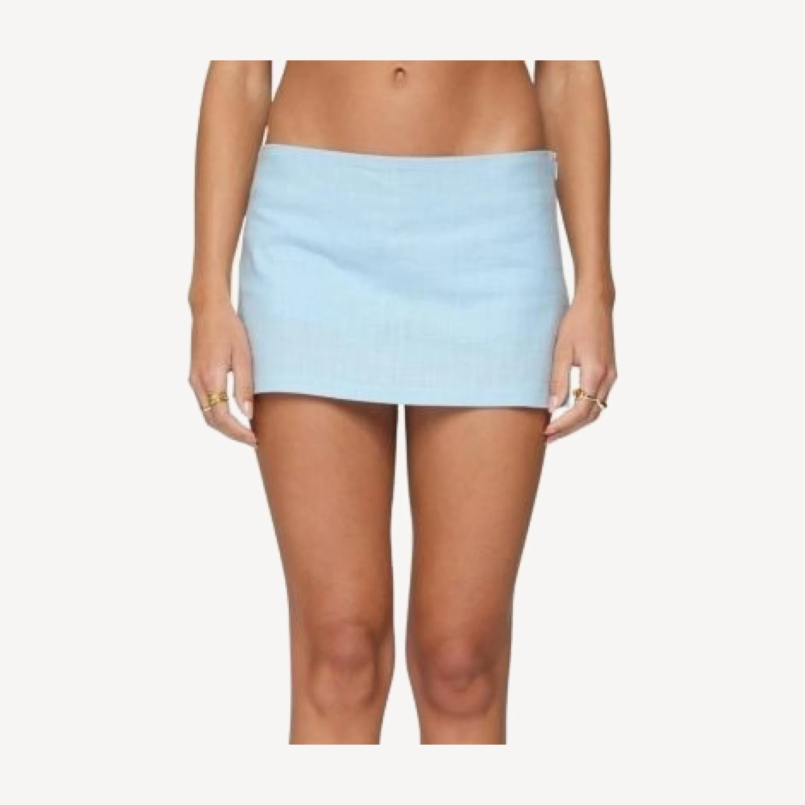 Edikted Avalai Linen Look Mini Skort