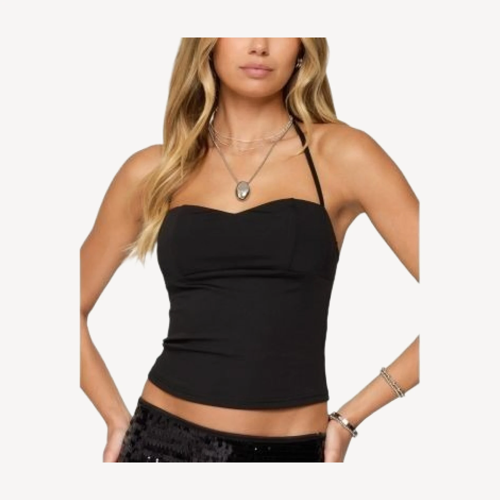 Edikted Jesika Sweetheart Halter Top