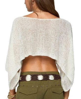 Edikted Laline Oversized Knit Crop Top