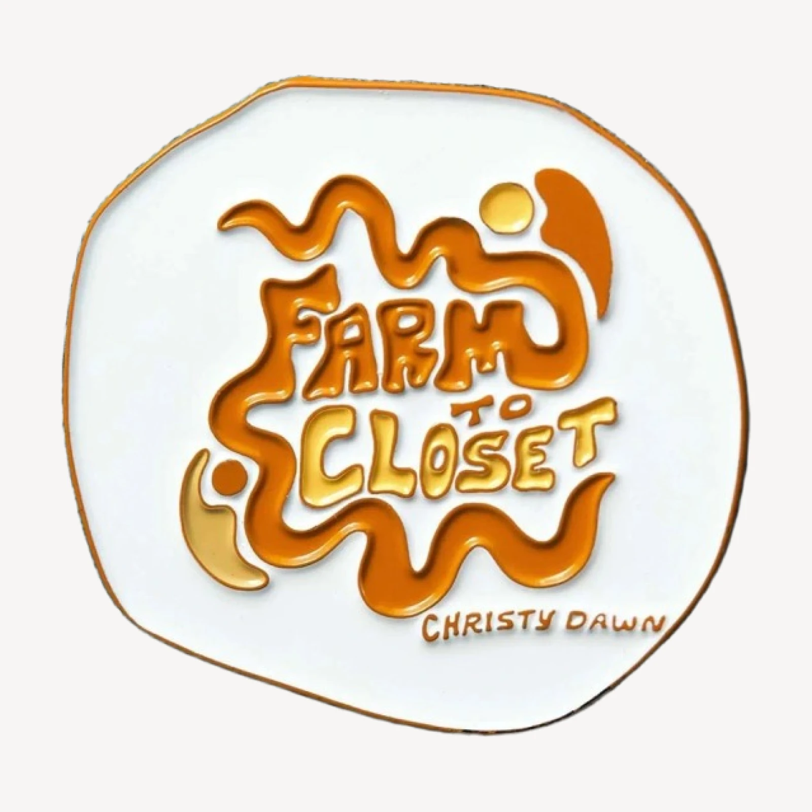 Enamel Pin | Farm to Closet