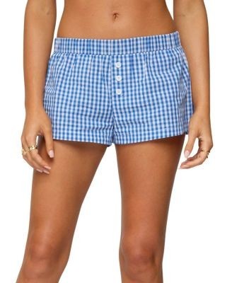 Edikted Maryanne Gingham Boxer Shorts