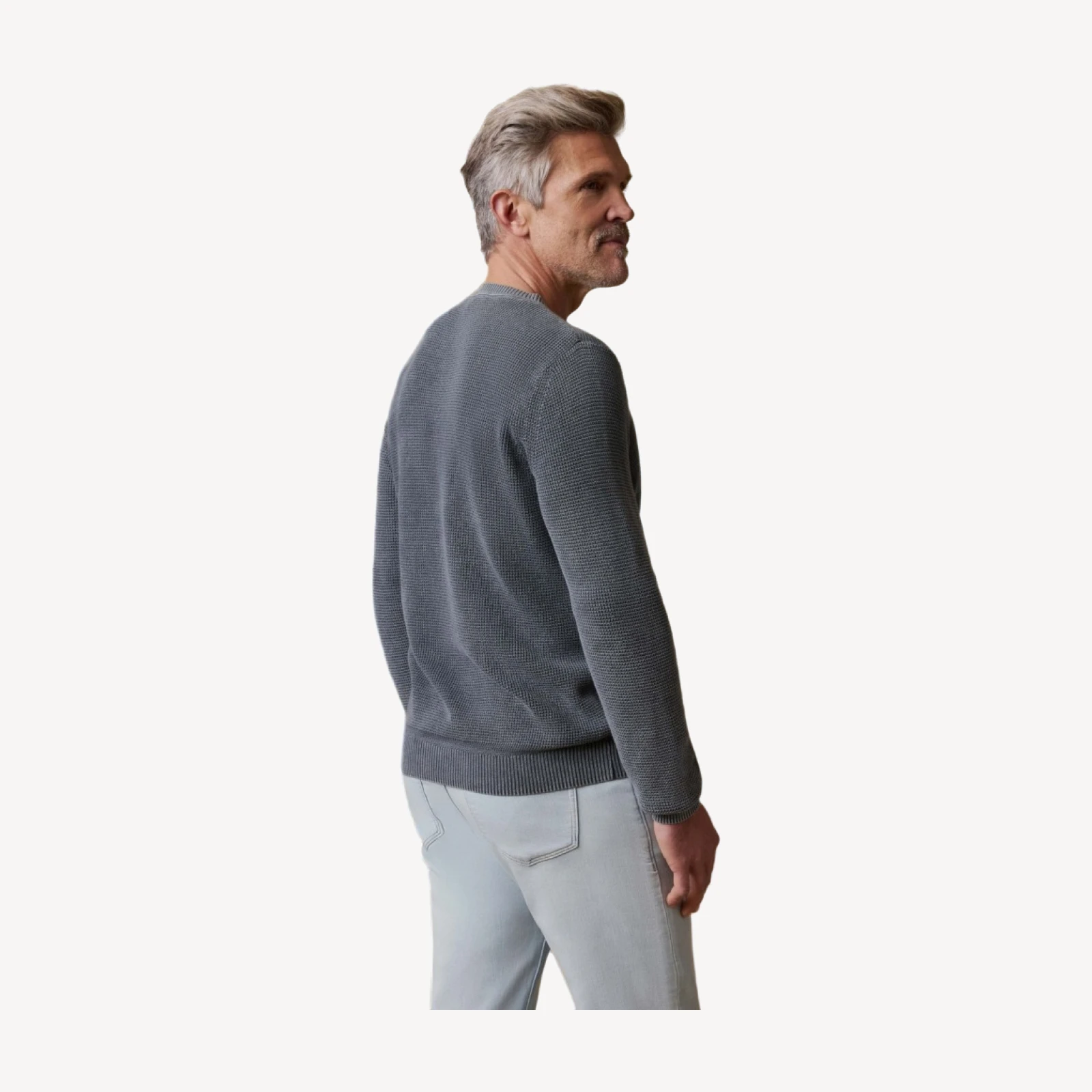 Sunwashed Crewneck Sweater - Faded Black