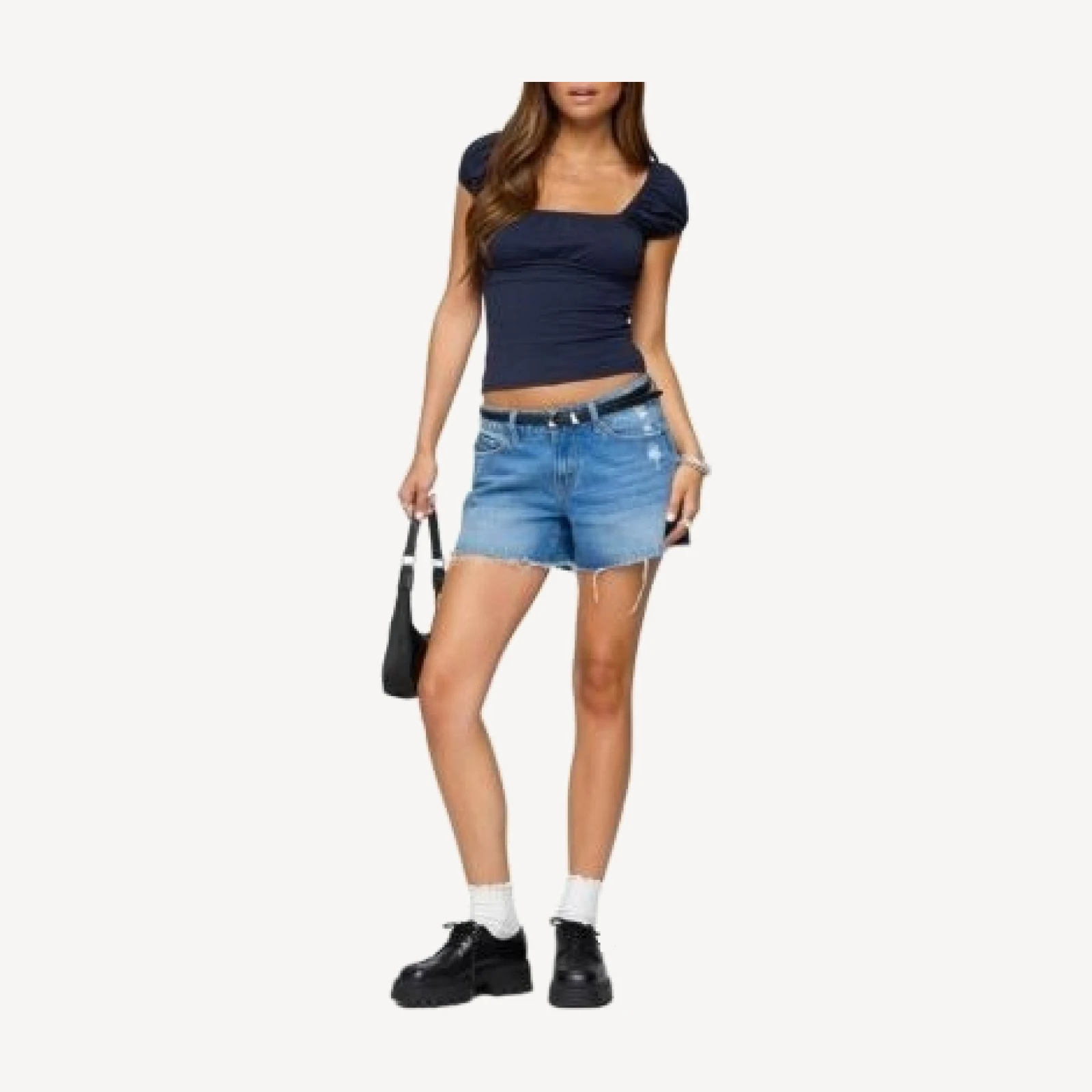 Edikted Oleana Gathered Bust Top