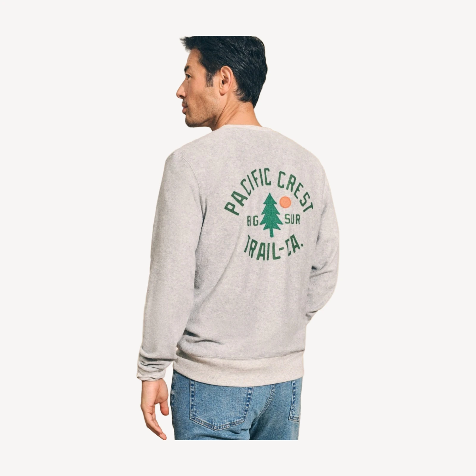 Pacific Crest Beach Fleece Crewneck - Heather Grey