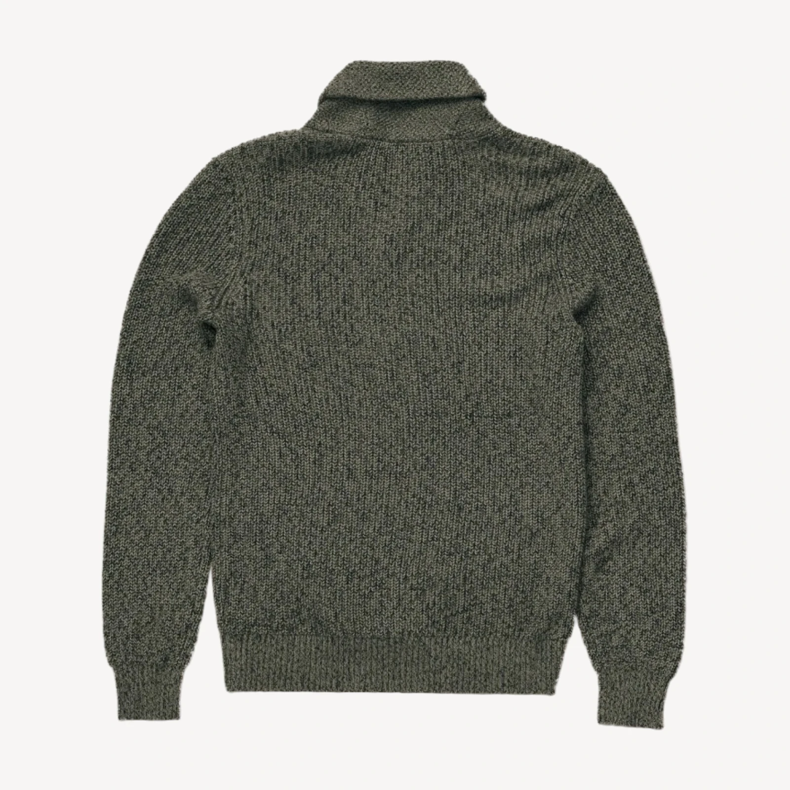 Marled Cotton Cardigan - Olive Peak Marl