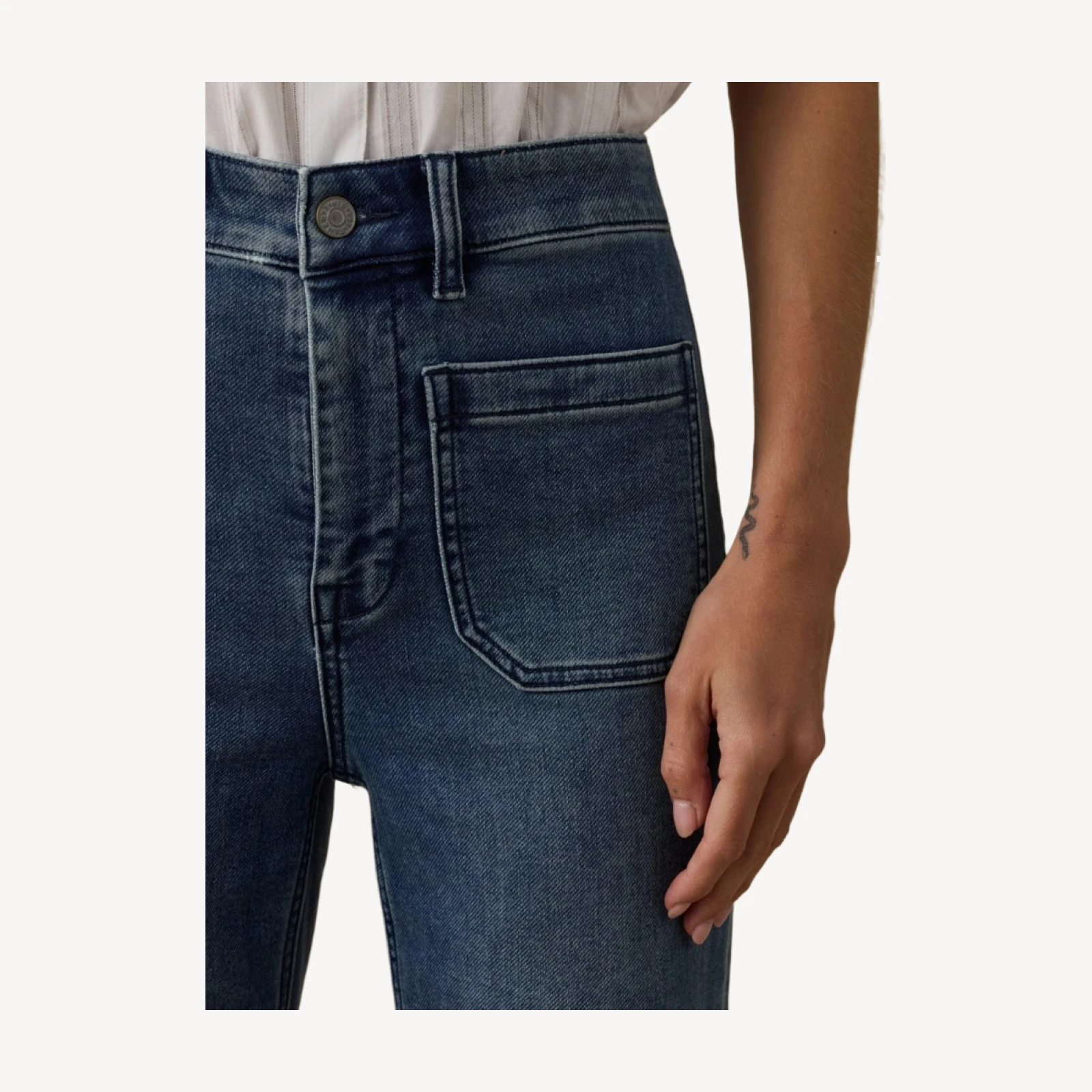Stretch Terry Patch Pocket Pant - Riverton