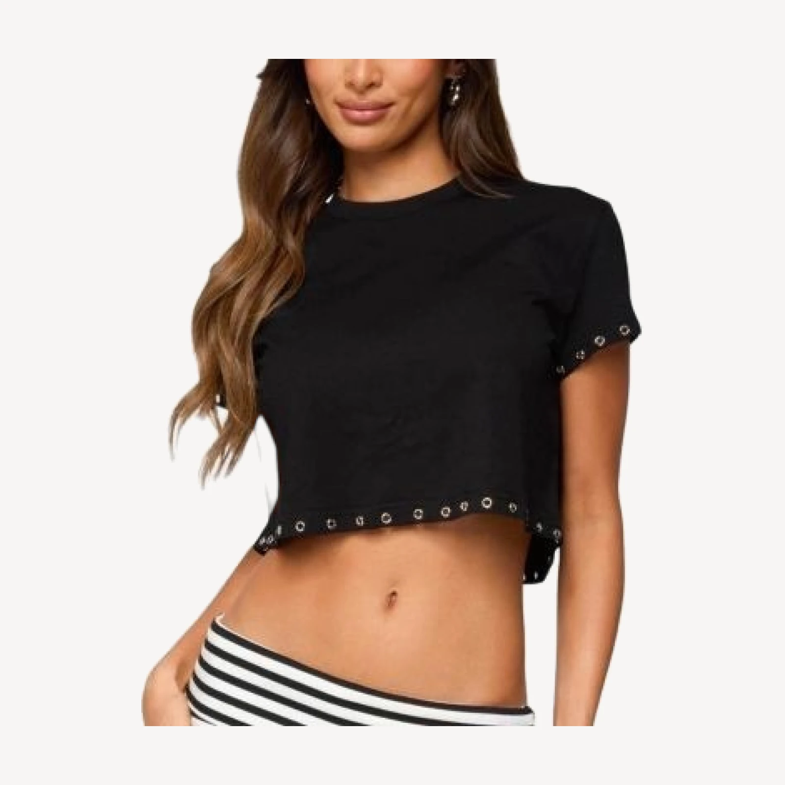Edikted Helsa Grommet T Shirt
