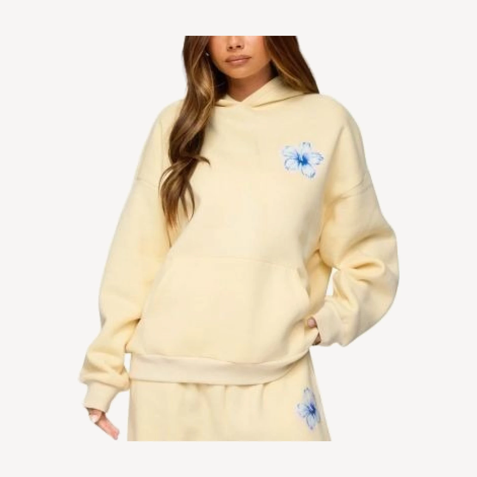 Edikted Tropical Bloom Hoodie