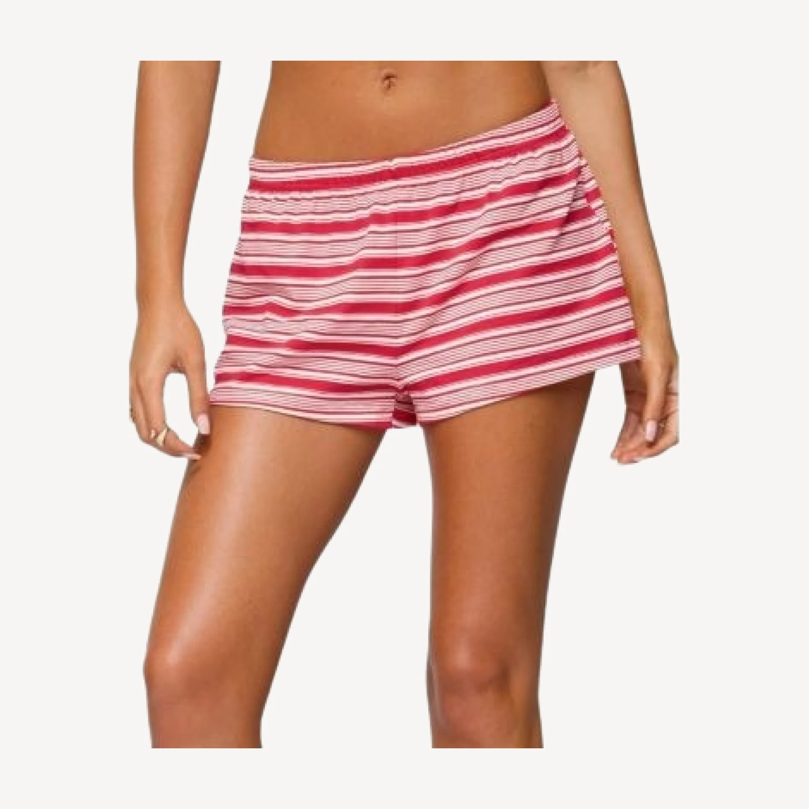 Edikted Glennon Striped Shorts