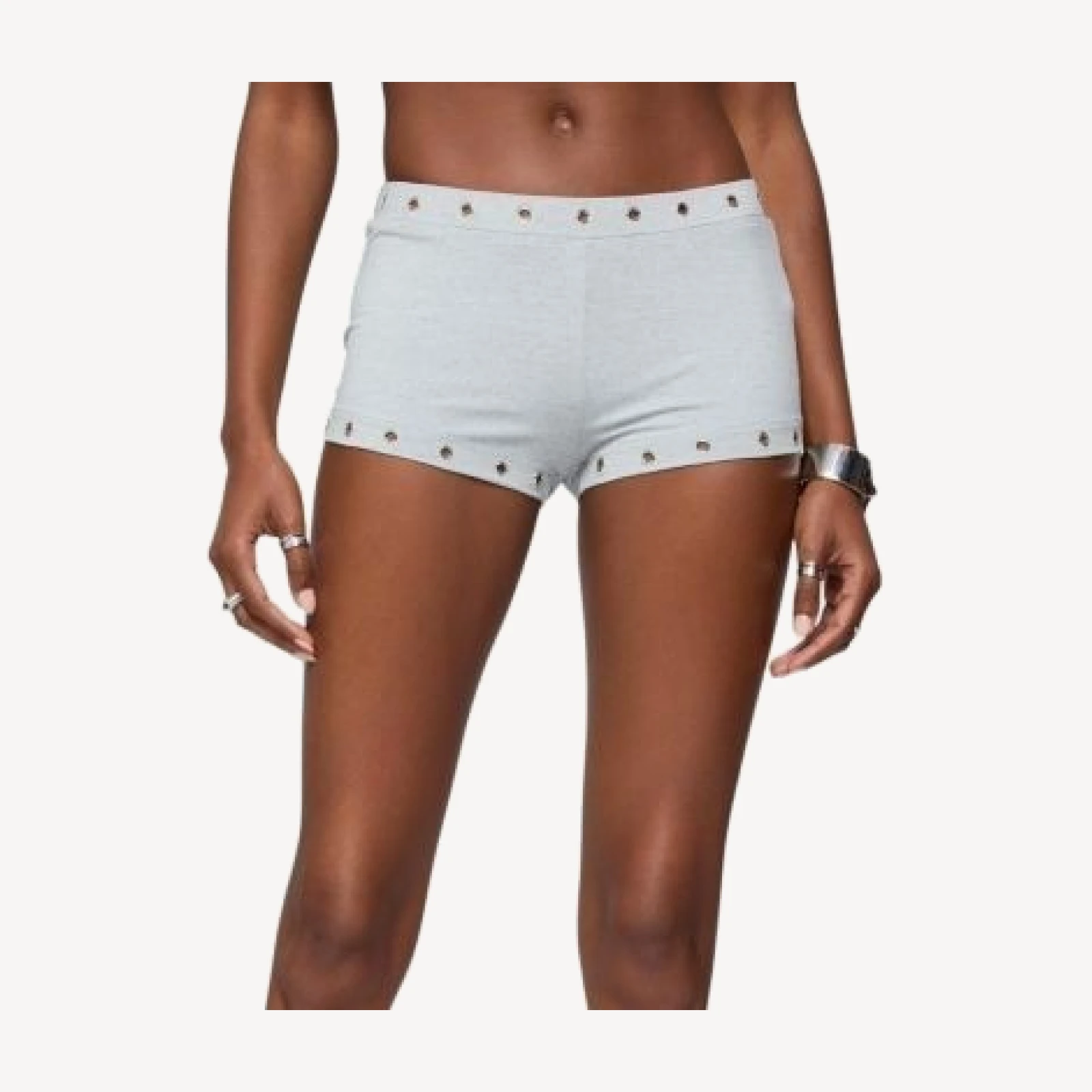 Edikted Neriah Grommet Micro Shorts