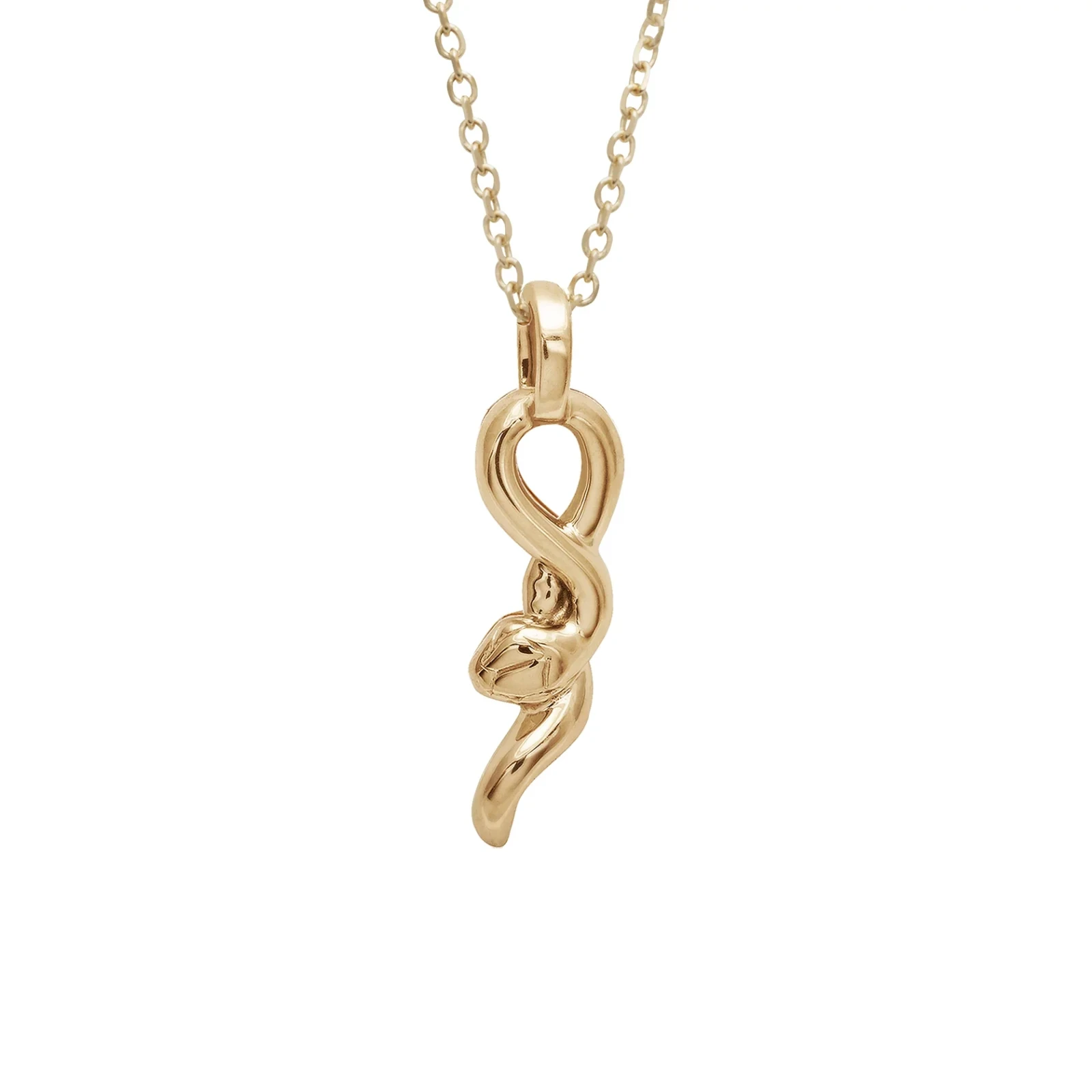 Petit Serpent Talisman Necklace - Yellow Gold