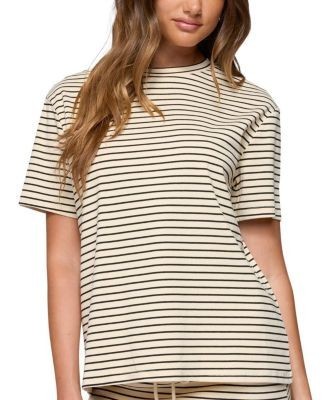 Edikted Brena Striped Oversized T-Shirt