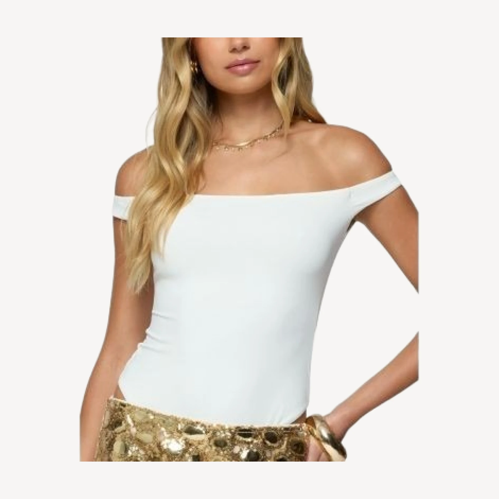 Edikted Bryony Off Shoulder Bodysuit