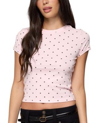 Edikted Lorenzo Polka Dot T-Shirt