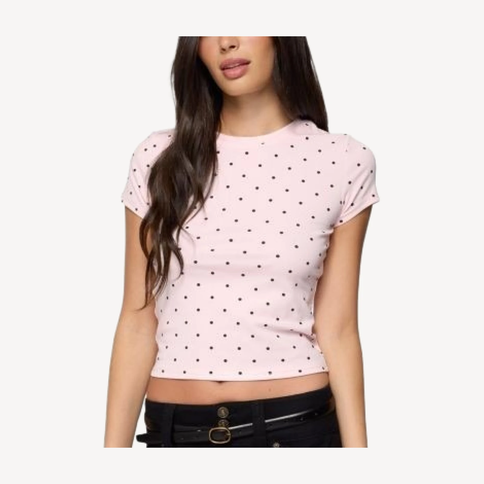 Edikted Lorenzo Polka Dot T-Shirt