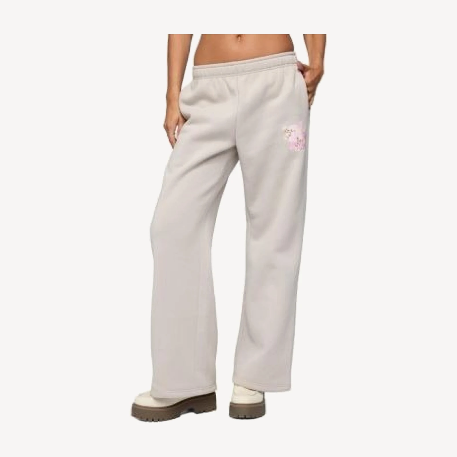 Edikted Wild Petal Sweatpants