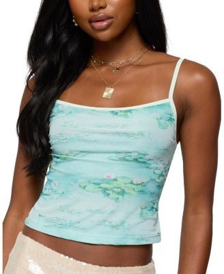 Edikted Everlyn Water Lily Tank Top
