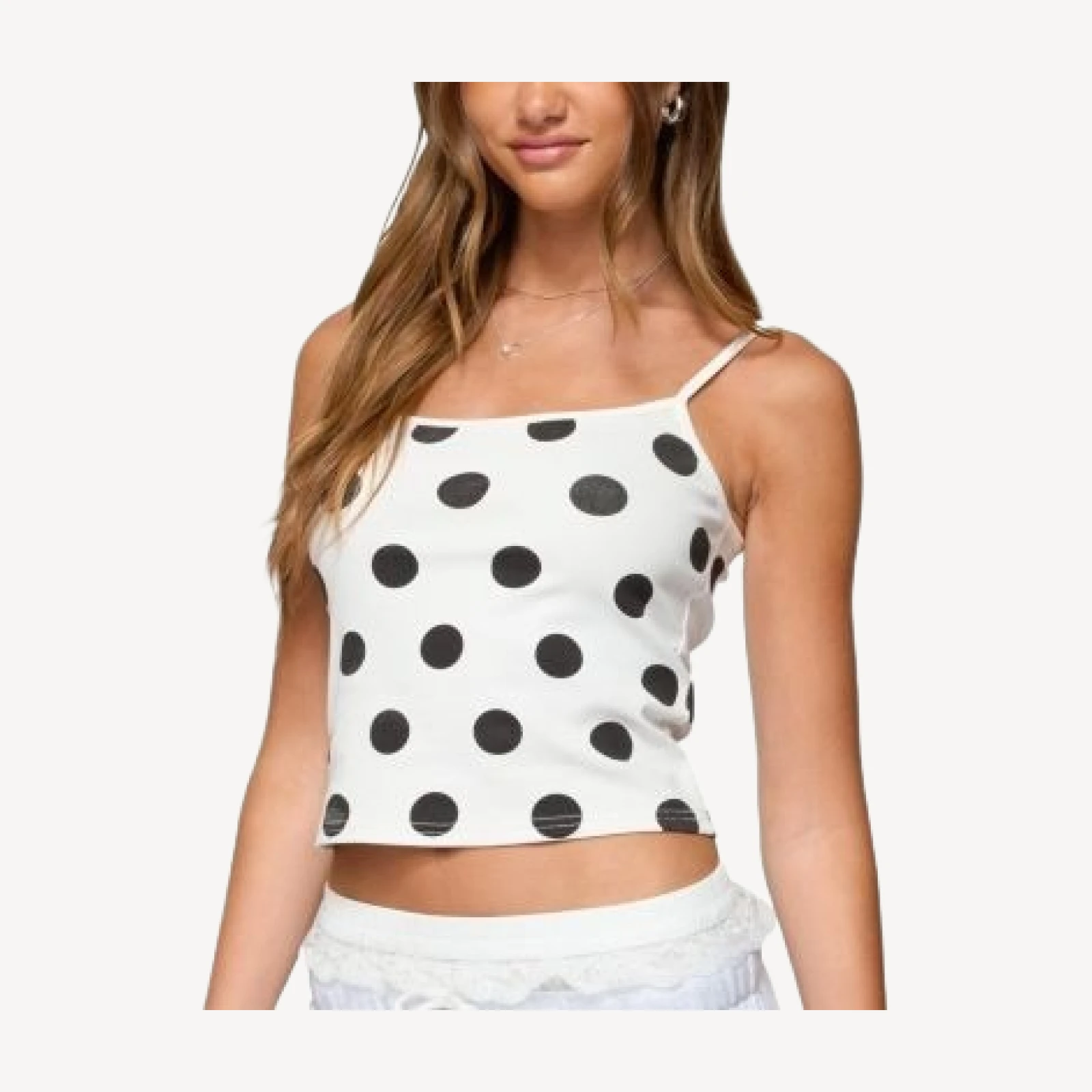 Edikted Lynne Polka Dot Tank Top