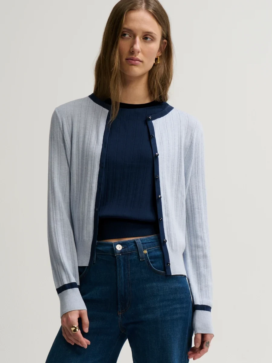 RINGER CARDIGAN